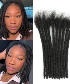 Extensiones de Rastas de Cabello Humano Dreadlock -1B(0.6CM