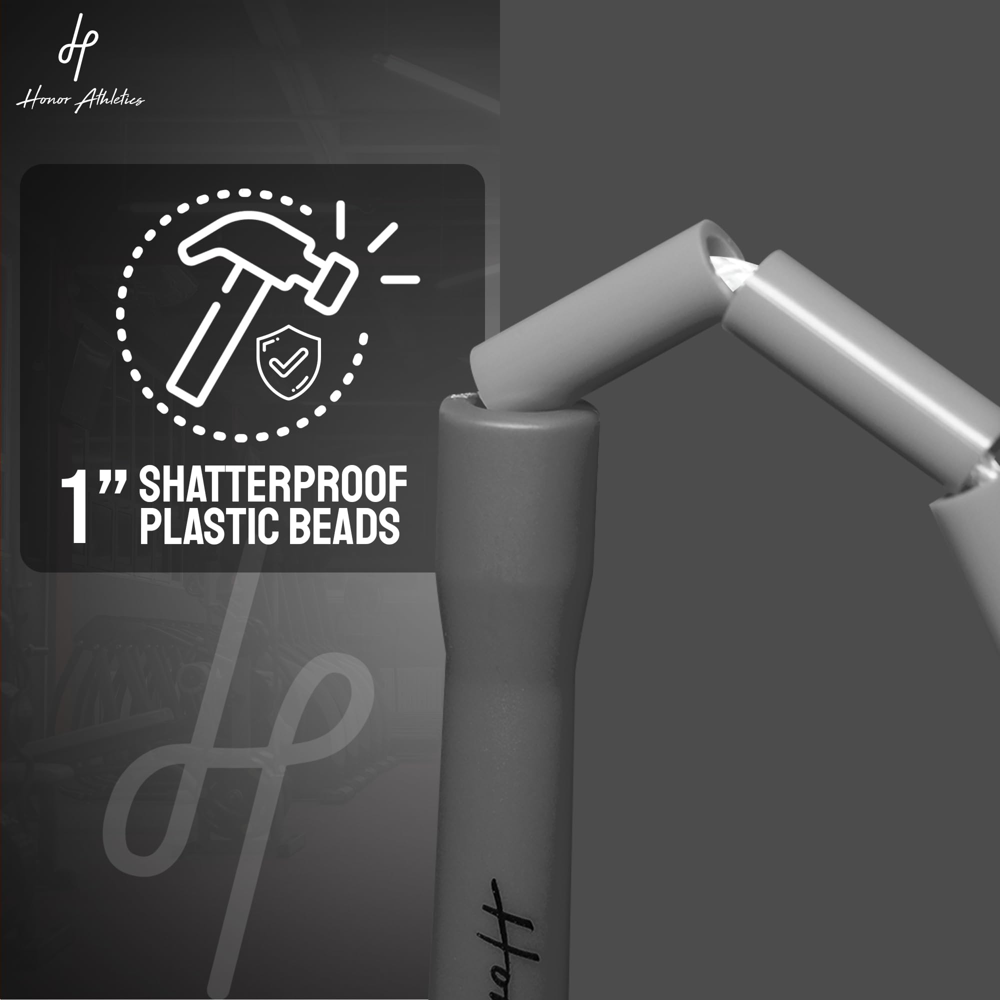 Cuerda de Saltar con Cuentas Honor -Plata Galáctica - Imagen 5