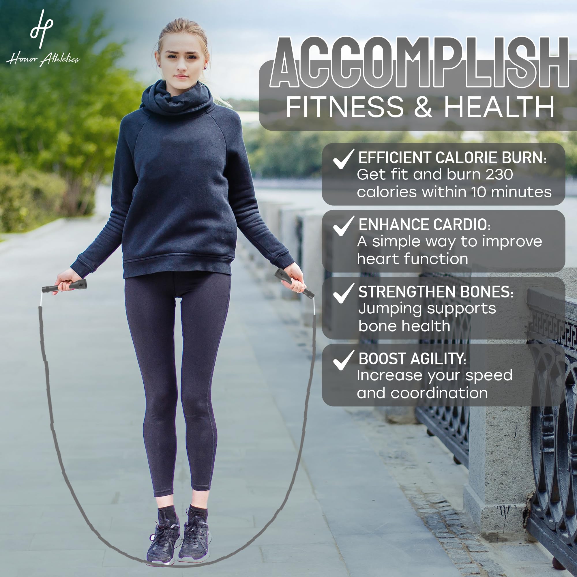 Cuerda de Saltar con Cuentas Honor -Plata Galáctica - Imagen 4