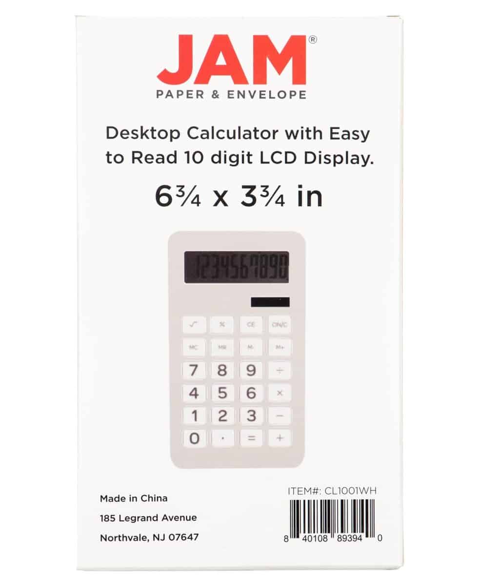 Calculadora de Escritorio JAM PAPER - -Blanco - Imagen 8