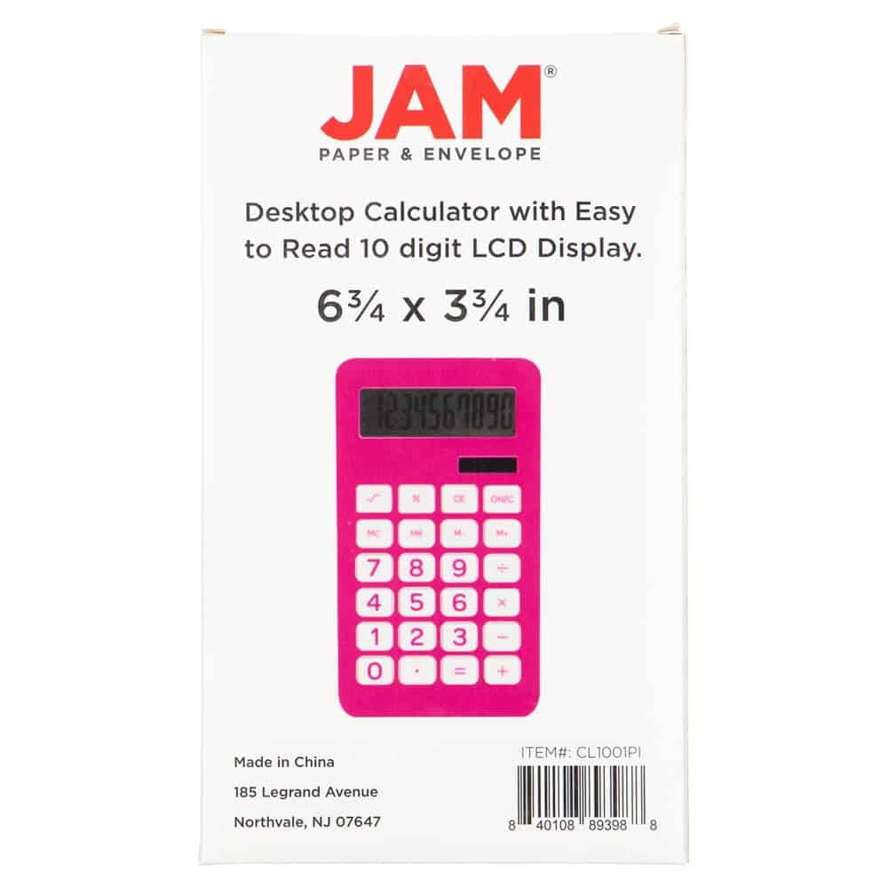 Calculadora de Escritorio JAM PAPER - -Rosa Fucsia - Imagen 8