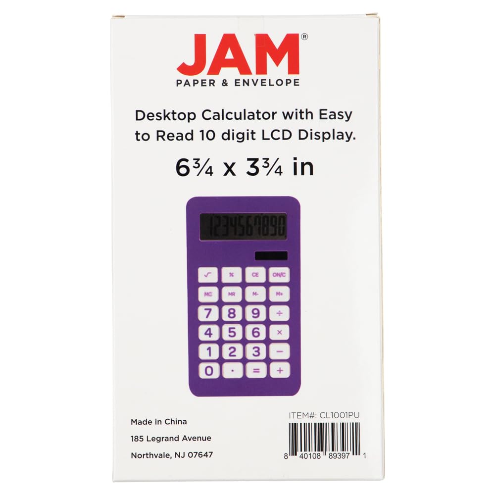 Calculadora de escritorio JAM PAPER - -Morado - Imagen 8