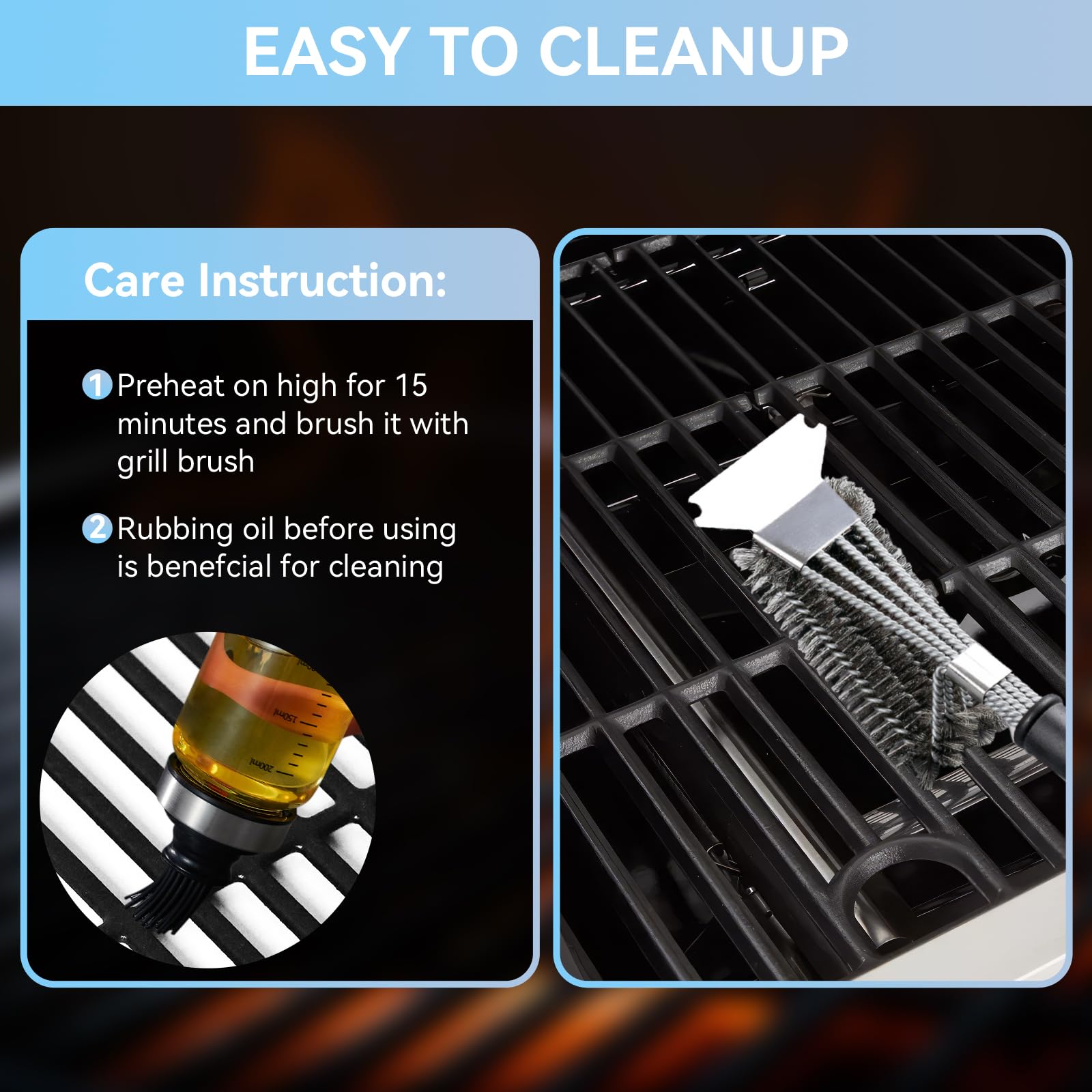 Parrillas FORYEYC de 17" para Charbroil Performance 5 - Imagen 6