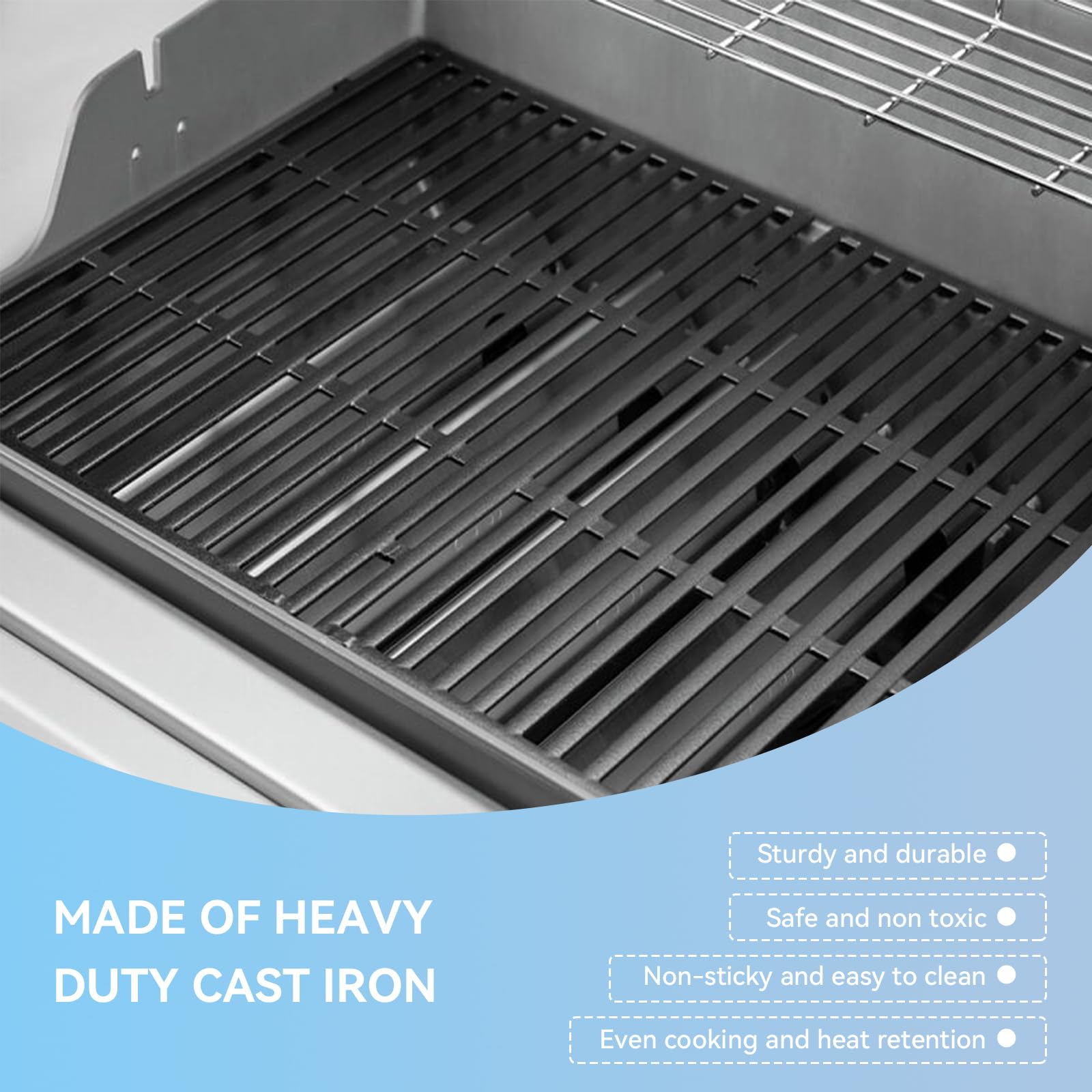 Parrillas de Cocina de 17.5 Pulgadas 7638 para Weber Spirit - Imagen 7