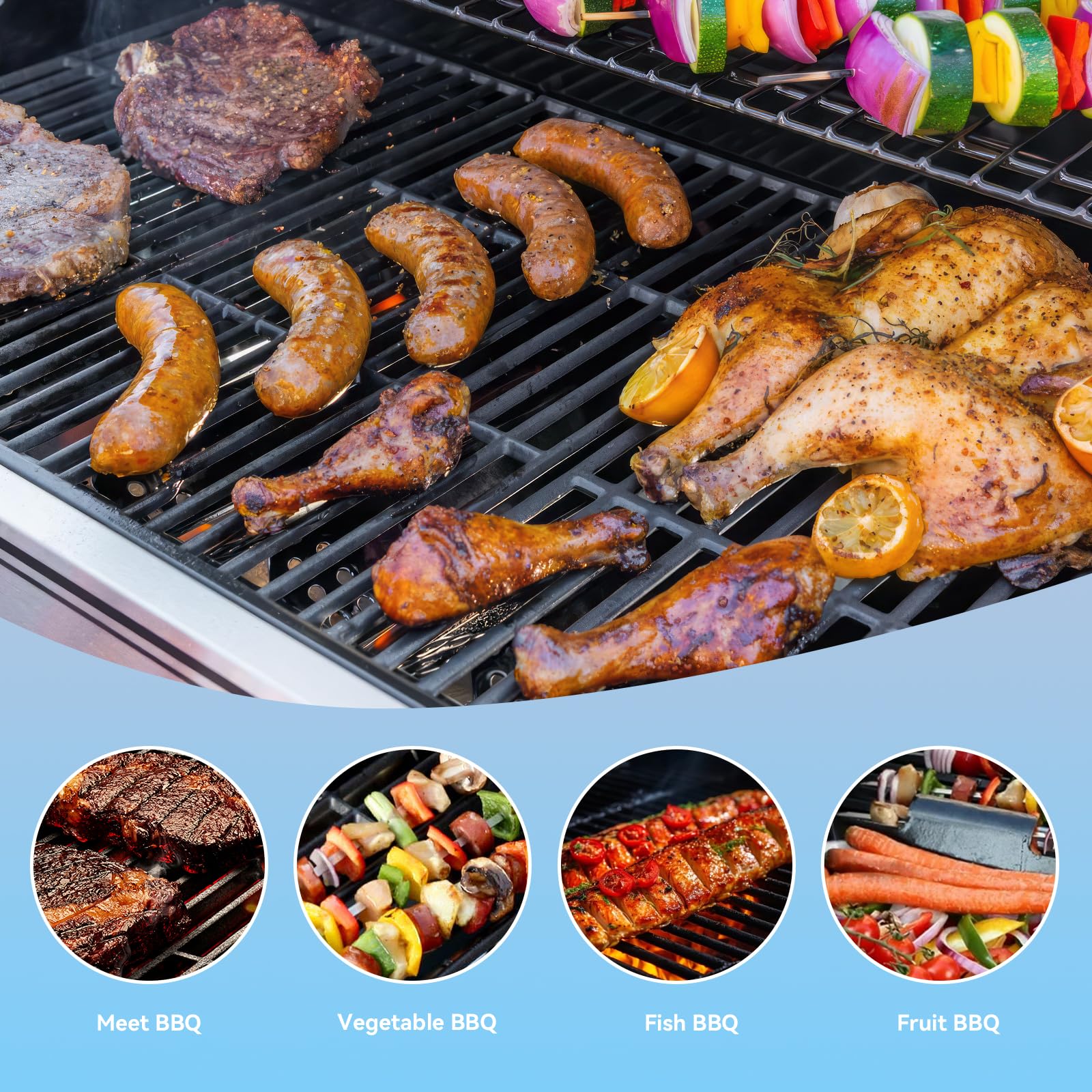 Parrillas FORYEYC de 17" para Charbroil Performance 5 - Imagen 7