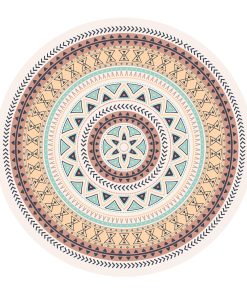 Tapete de meditación circular extra grande IKULE