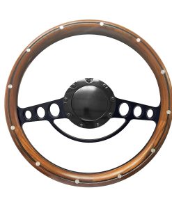 Volante de madera de aluminio billet de 14'' X2 " X-AVION