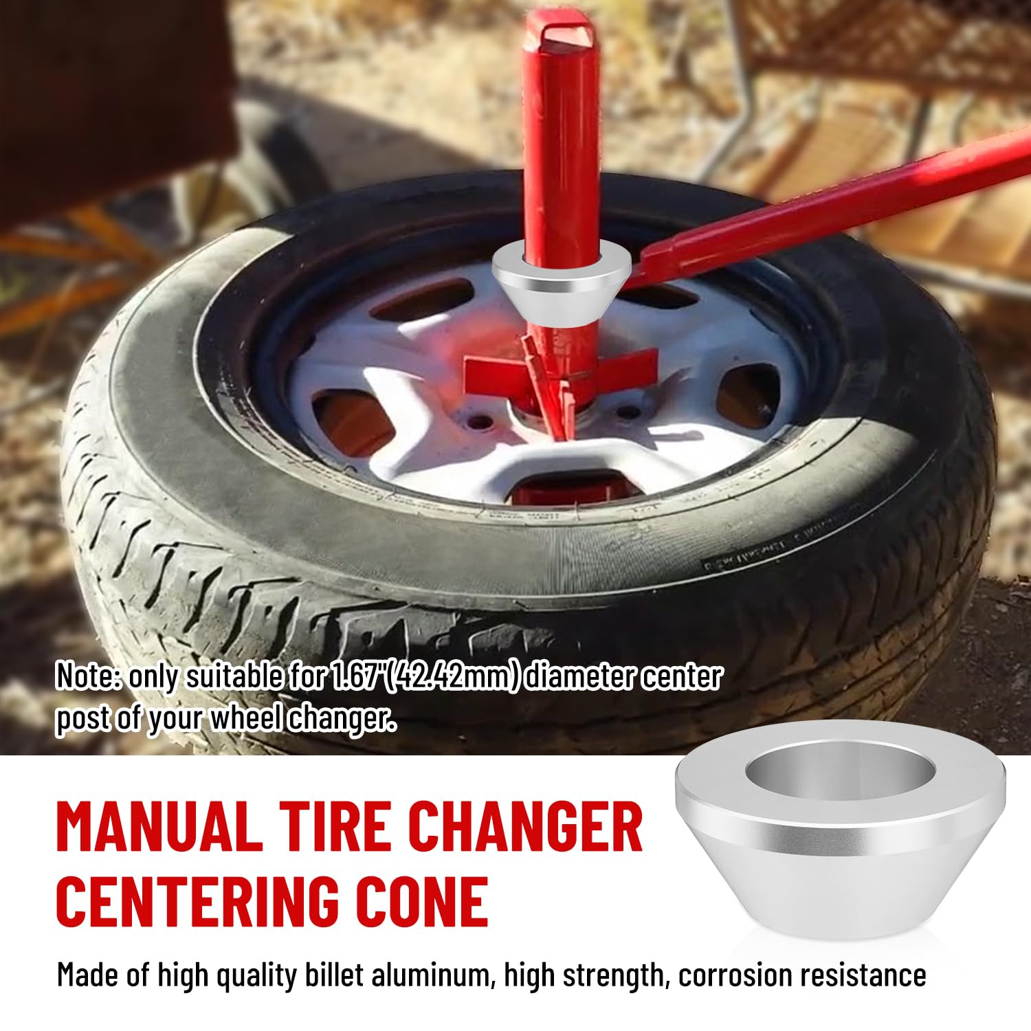 Kit de Cambiador de Llantas Manual Venussar con Cabeza de - Imagen 5