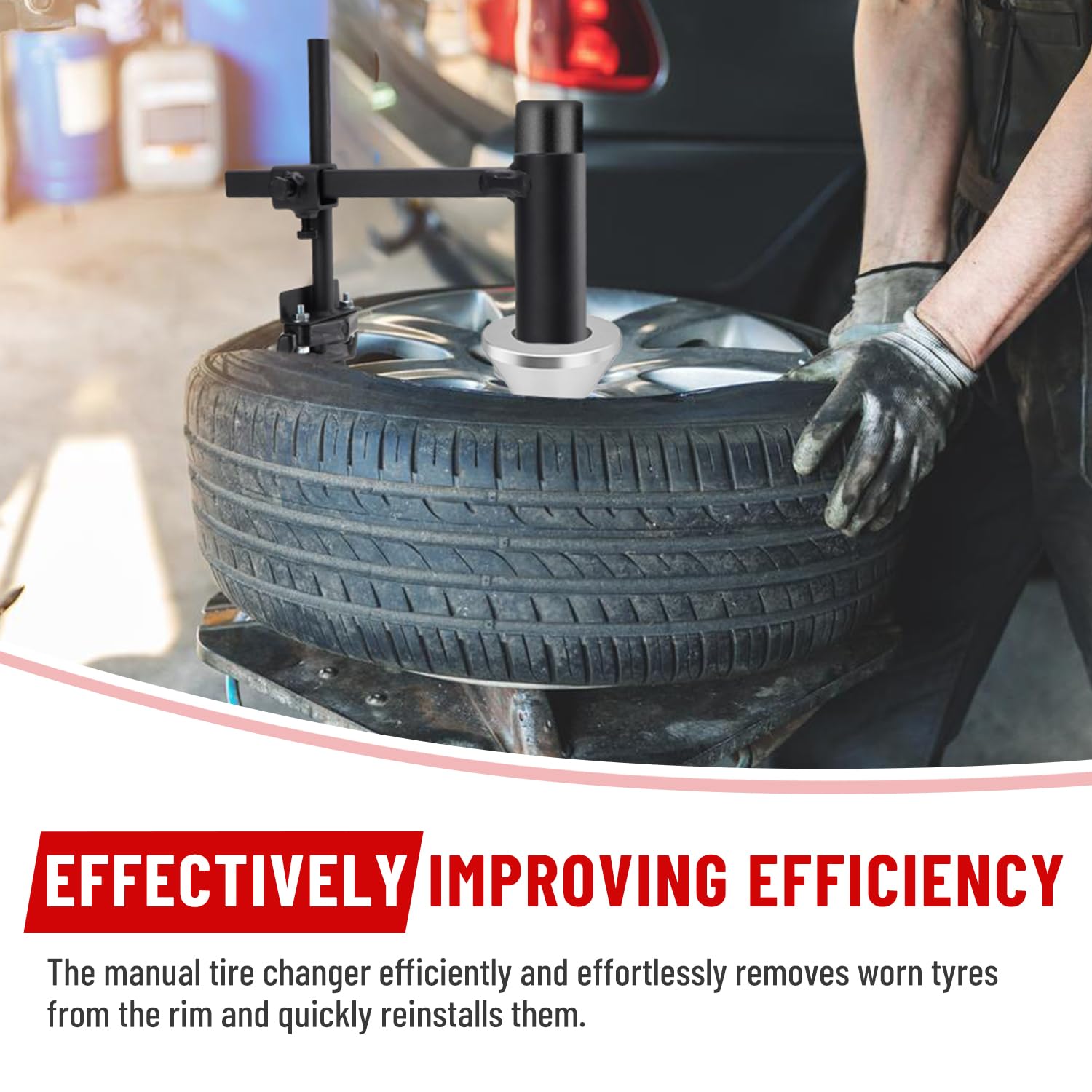 Kit de Cambiador de Llantas Manual Venussar con Cabeza de - Imagen 3