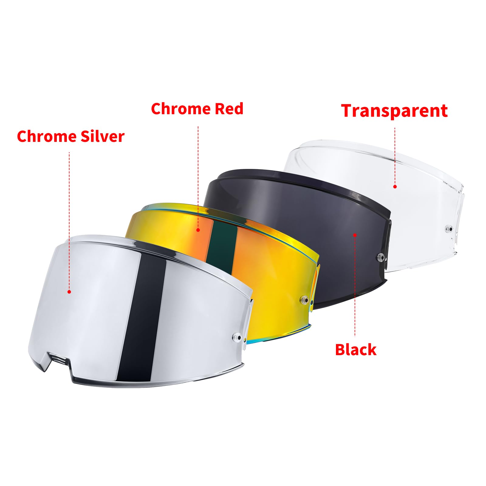 Visera de Casco JQF Gear para Casco de Motocicleta Advant - Imagen 8