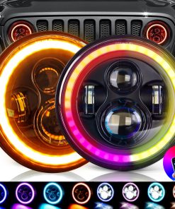 Faros LED de 7 pulgadas HILLSKING redondos, Súper