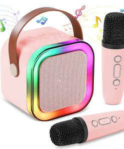 Altavoz de Karaoke con Micrófono, Altavoz Karaoke Portátil