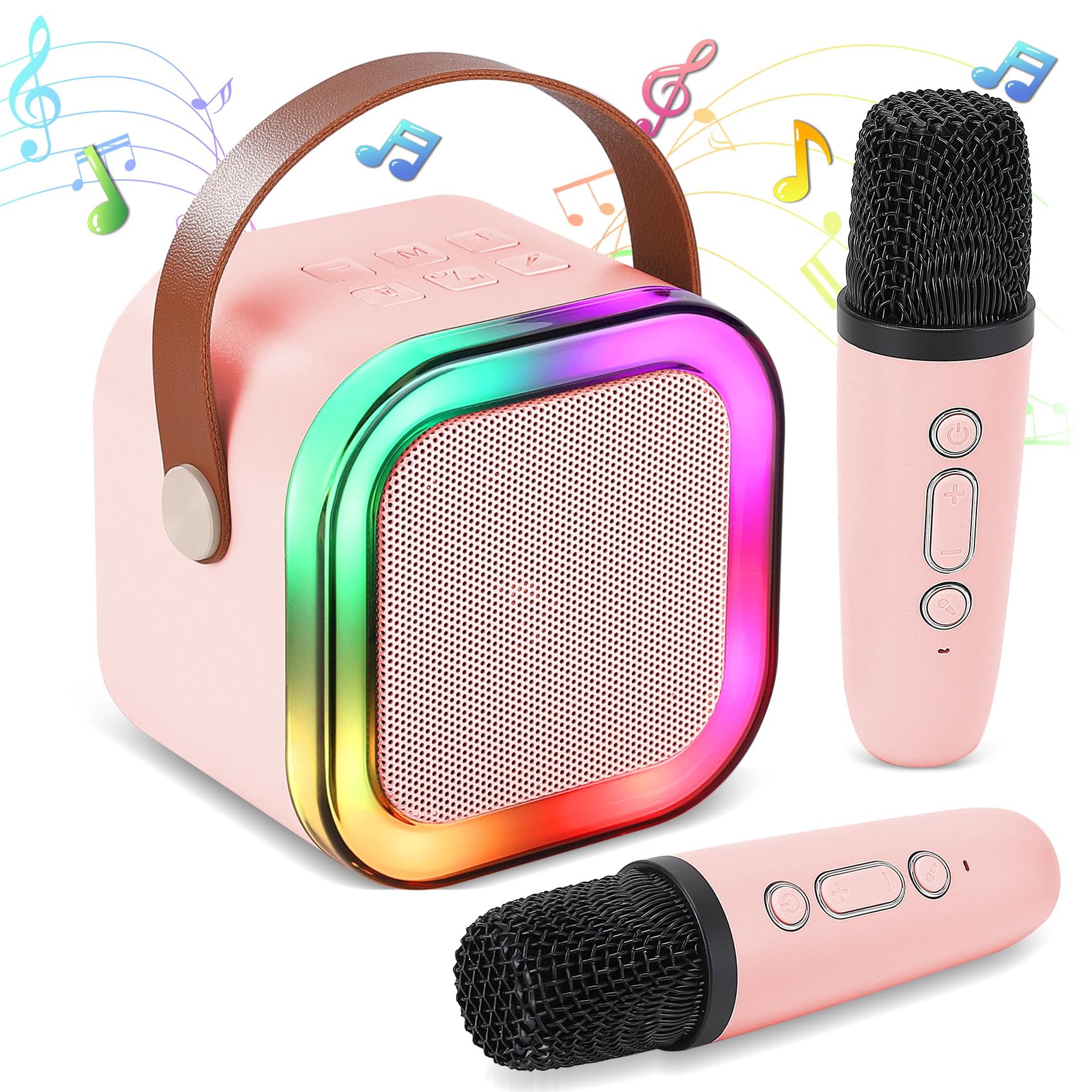 Altavoz de Karaoke con Micrófono, Altavoz Karaoke Portátil