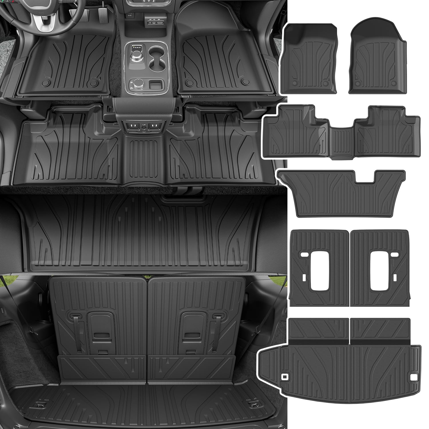 Tapete para maletero compatible con Dodge Durango 7