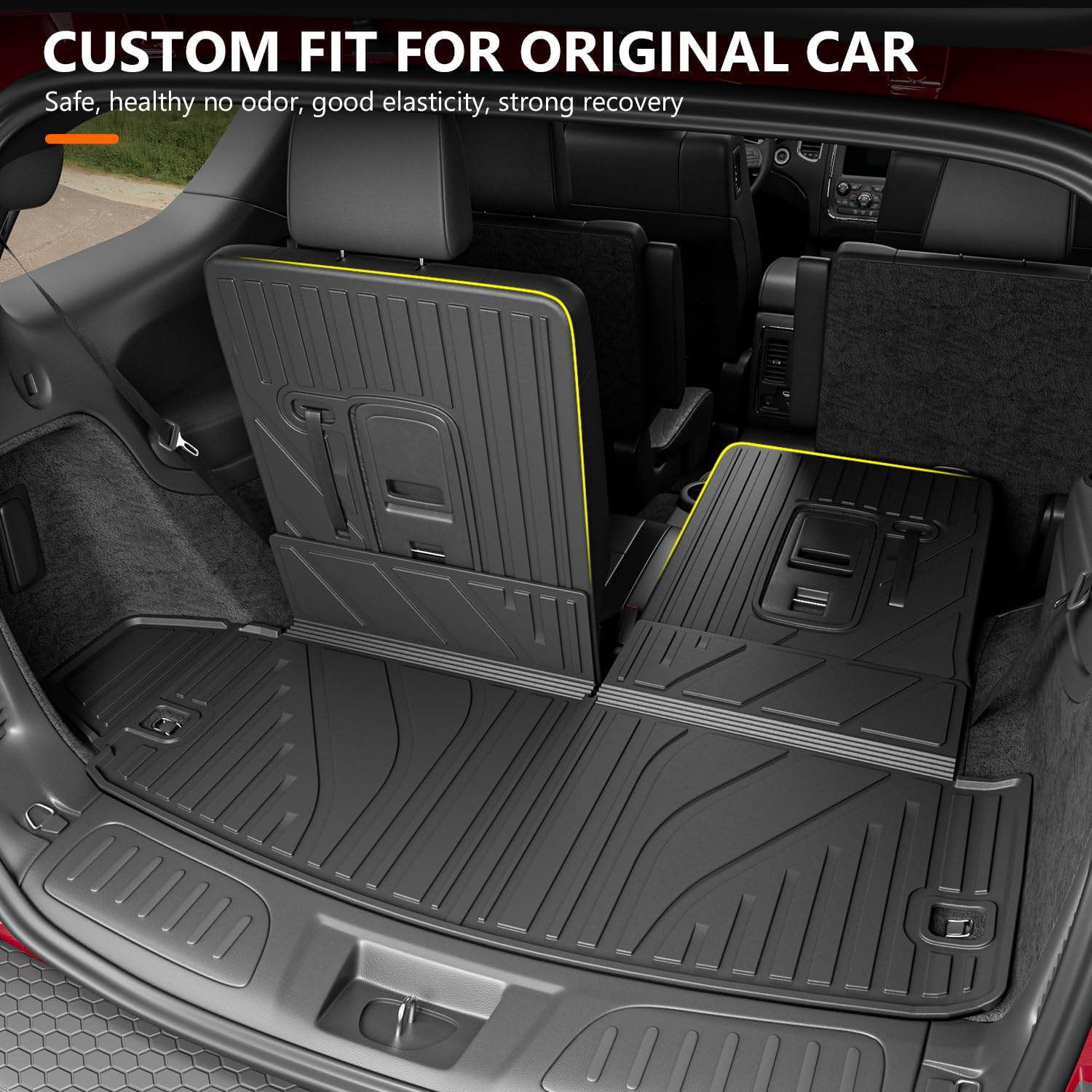 Tapete de Carga Compatible con Dodge Durango 2016-2025 de 6 - Imagen 3