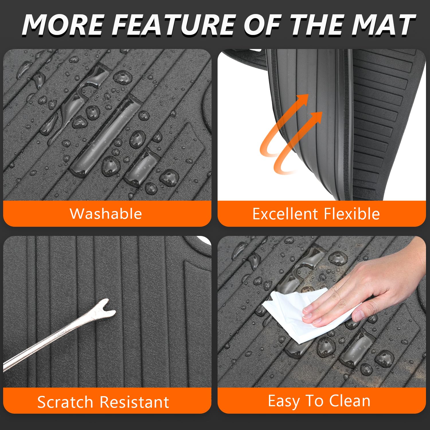 Tapete de Carga Compatible con Dodge Durango 2016-2025 de 6 - Imagen 6