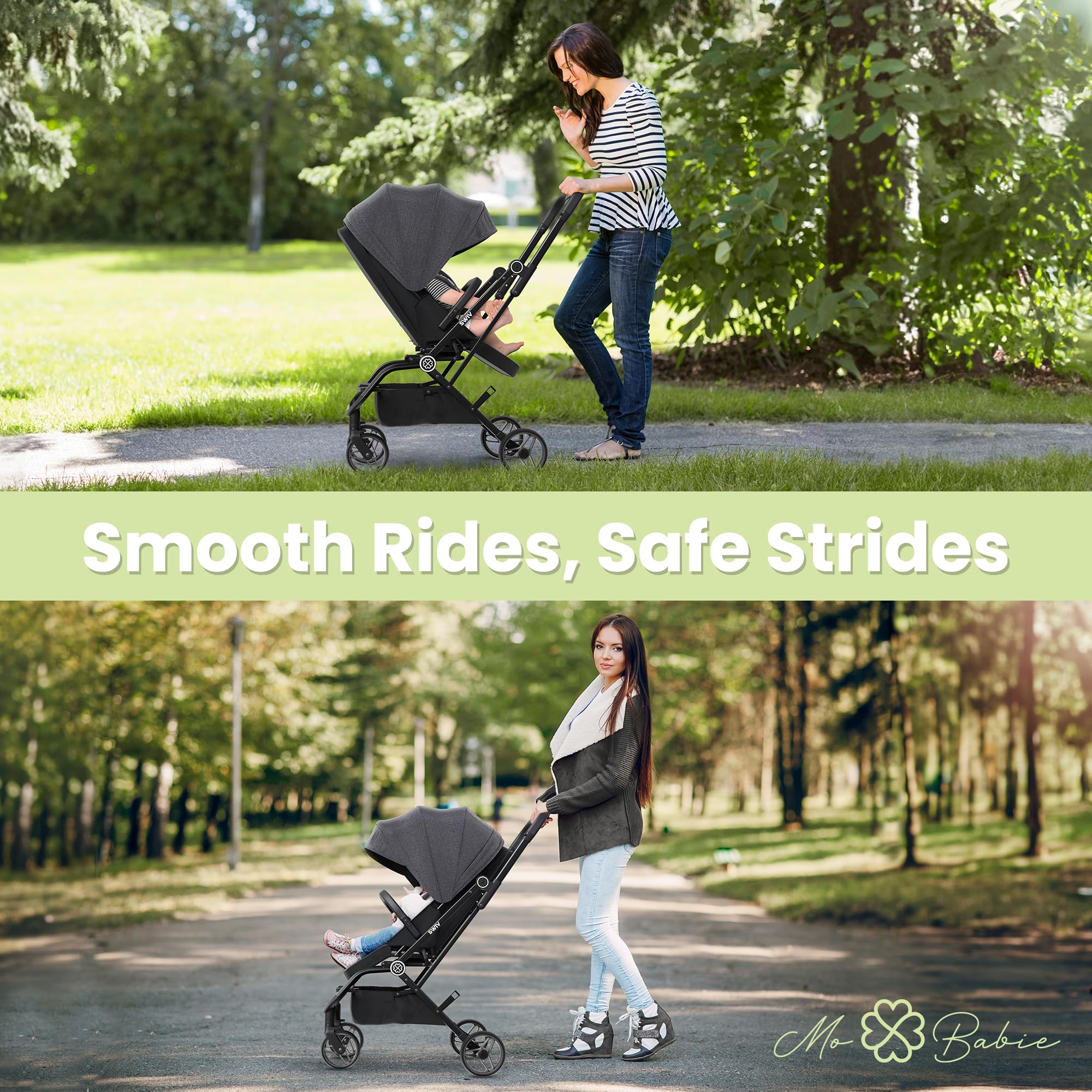 Cochecito de viaje ligero - Cochecito plegable de aluminio - Imagen 8