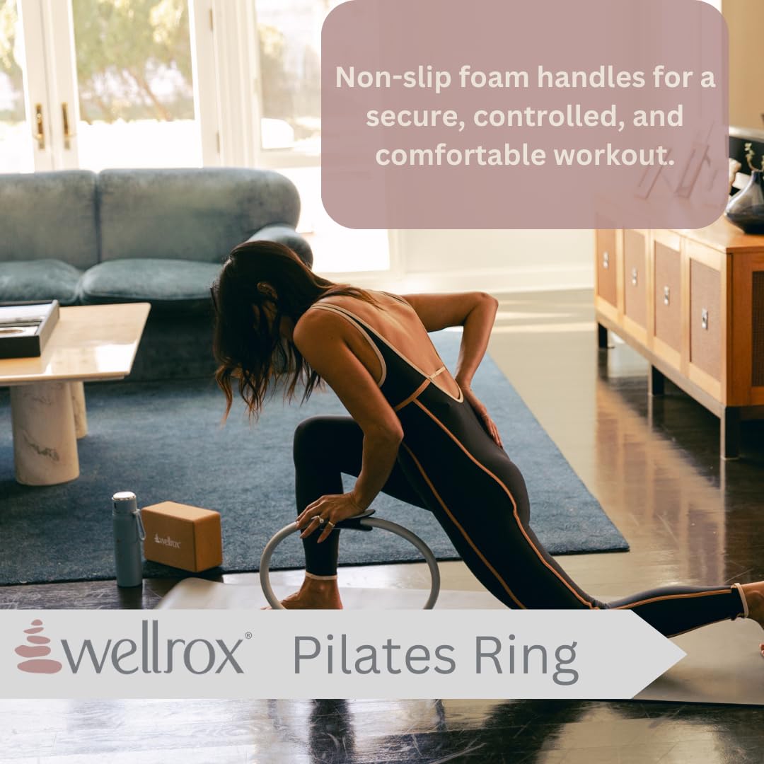 Wellrox Anillo de Pilates y Bolsa de Transporte - Anillo - Imagen 9