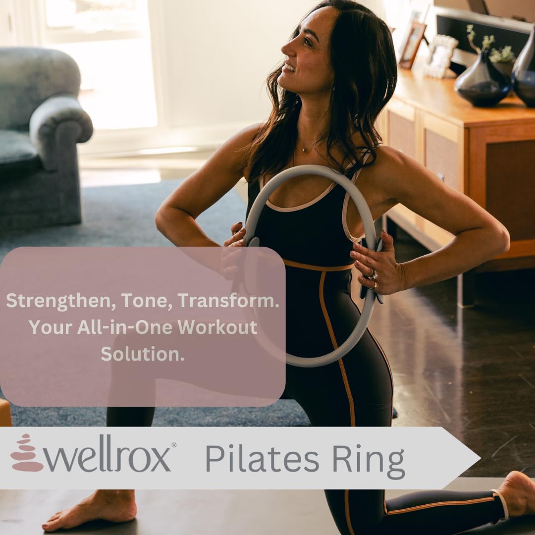 Wellrox Anillo de Pilates y Bolsa de Transporte - Anillo - Imagen 6