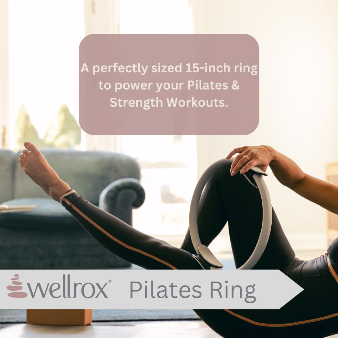 Wellrox Anillo de Pilates y Bolsa de Transporte - Anillo - Imagen 7