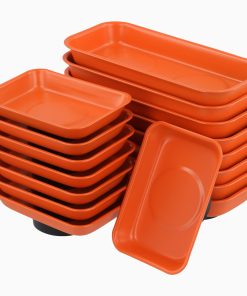 MUKLEI 16 PCS Bandejas Magnéticas de Tornillos Naranjas, 2