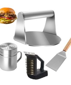 Kit de prensa de hamburguesas GLADSCO, prensa de