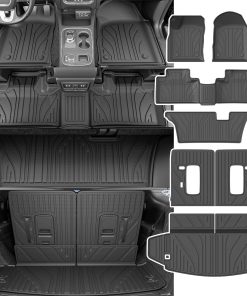 Tapete de Piso de 7 Asientos xipoqix Compatible con Dodge
