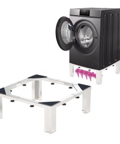 Pedestal de Lavandería de Acero -Plateado