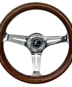 Volante Clásico de Madera Universal hiracing de 13"