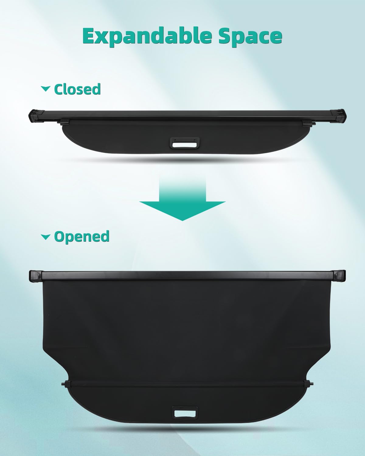 Cubierta de carga SCITOO 2015-2020 Apto para Toyota Harrier - Imagen 8