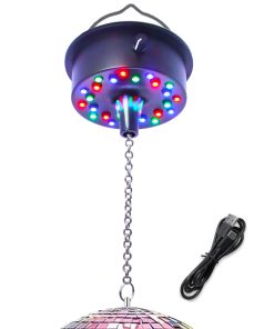 Motor giratorio de bola de discoteca DGRIVERGOD con cadena