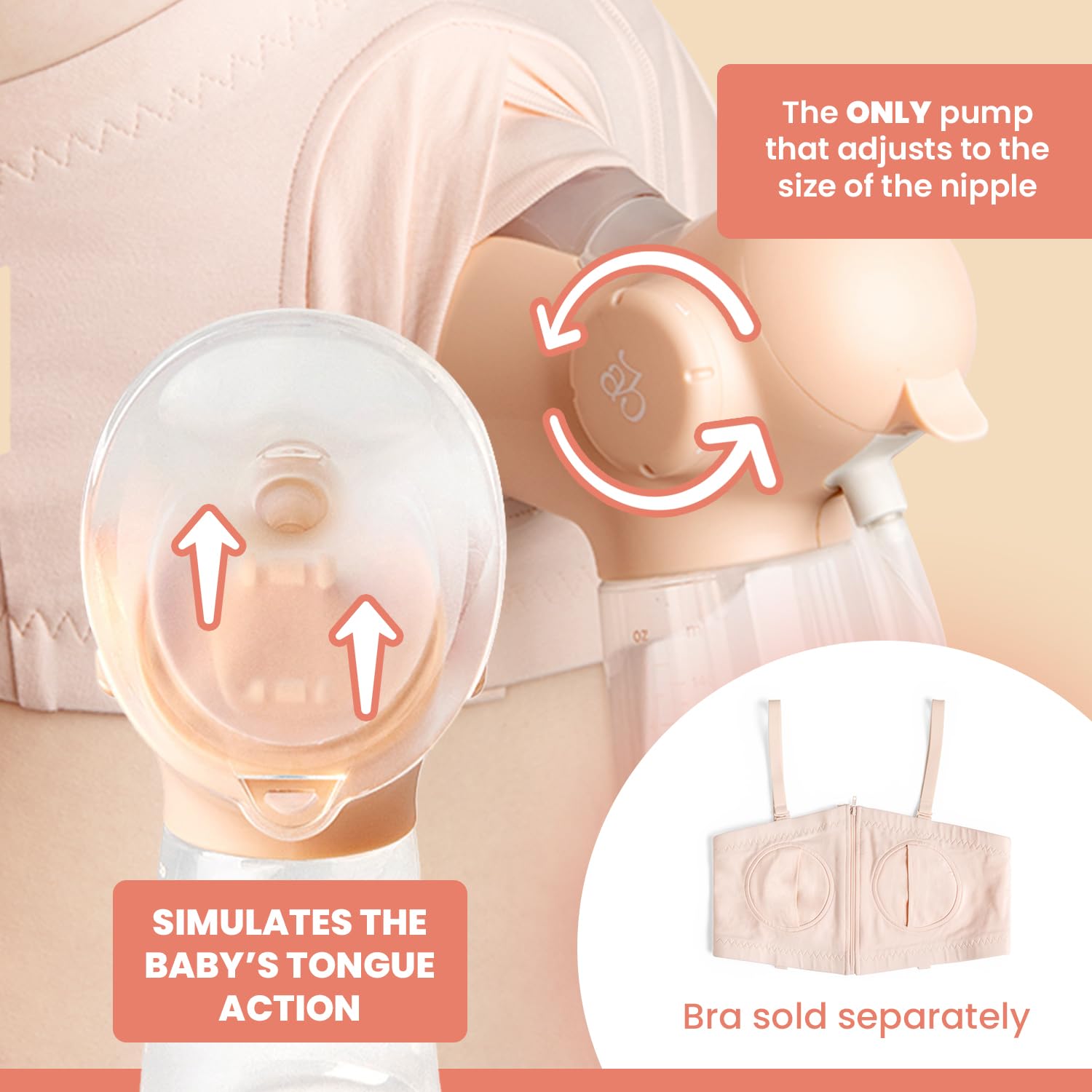 Extractor de leche eléctrico Annabella - Simula la lengua - Imagen 4