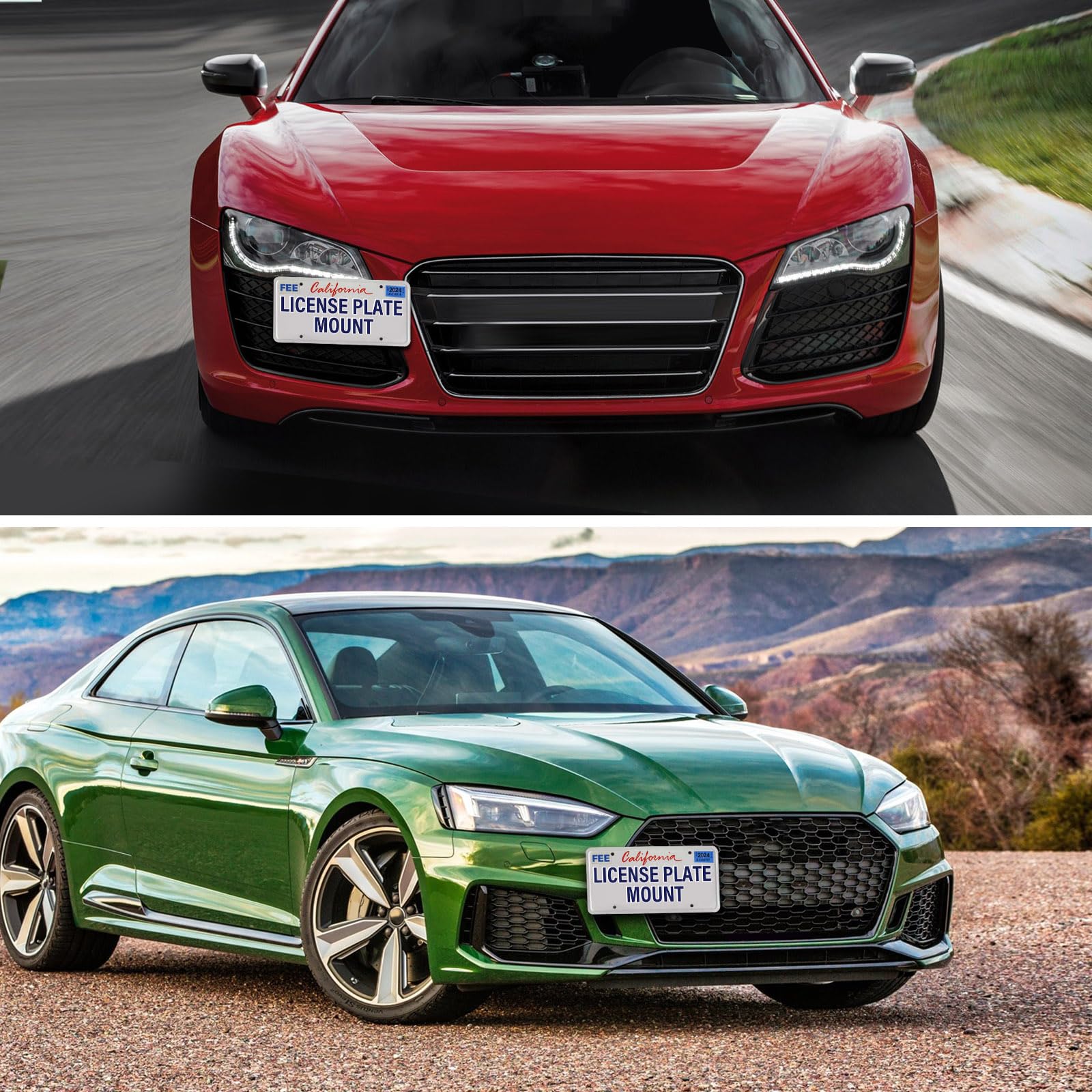 Kit de montaje de soporte de placa de -Negro - Imagen 7