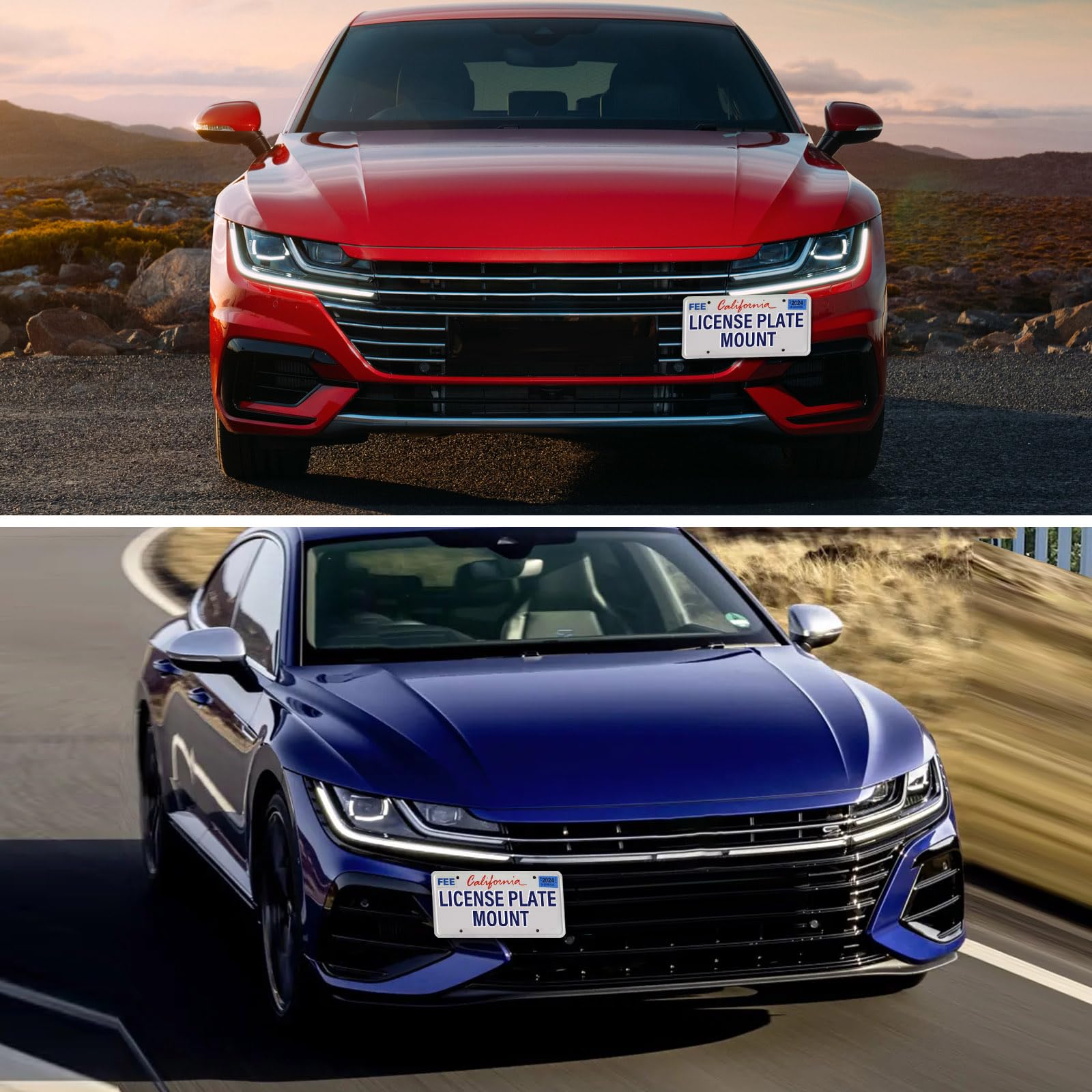 Kit de montaje de soporte de placa de -Negro - Imagen 7