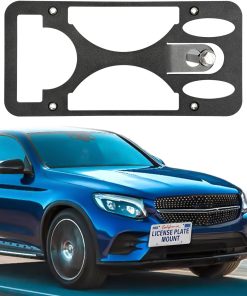 Soporte de Montaje de Placa de Matrícula -Negro