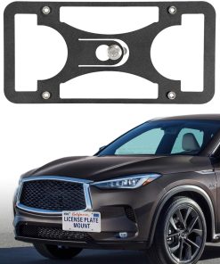 Soporte de montaje de placa de licencia -Negro