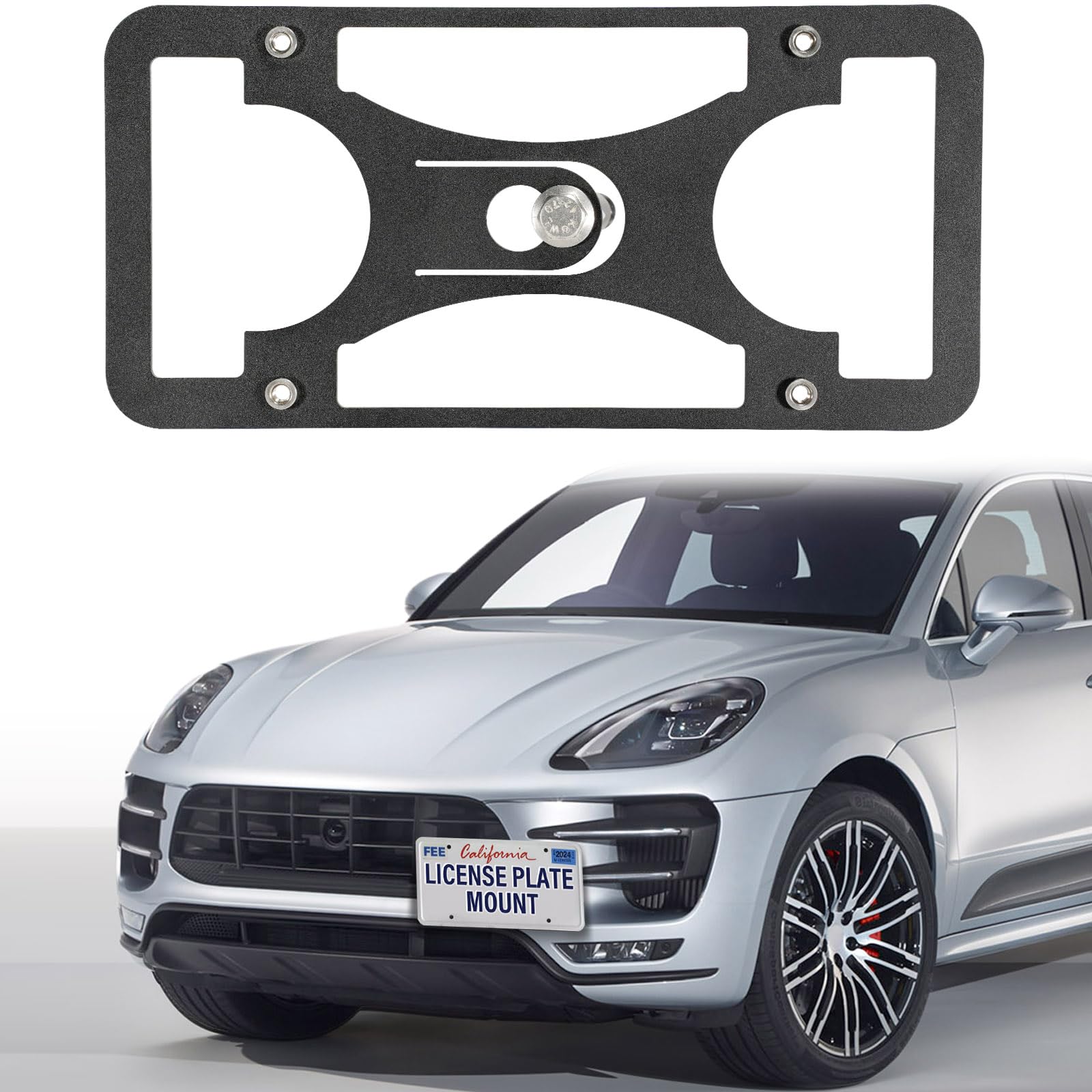Soporte de montaje para placa de licencia delantera sin