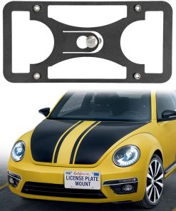 Soporte de Montaje de Placa de Matrícula -Negro