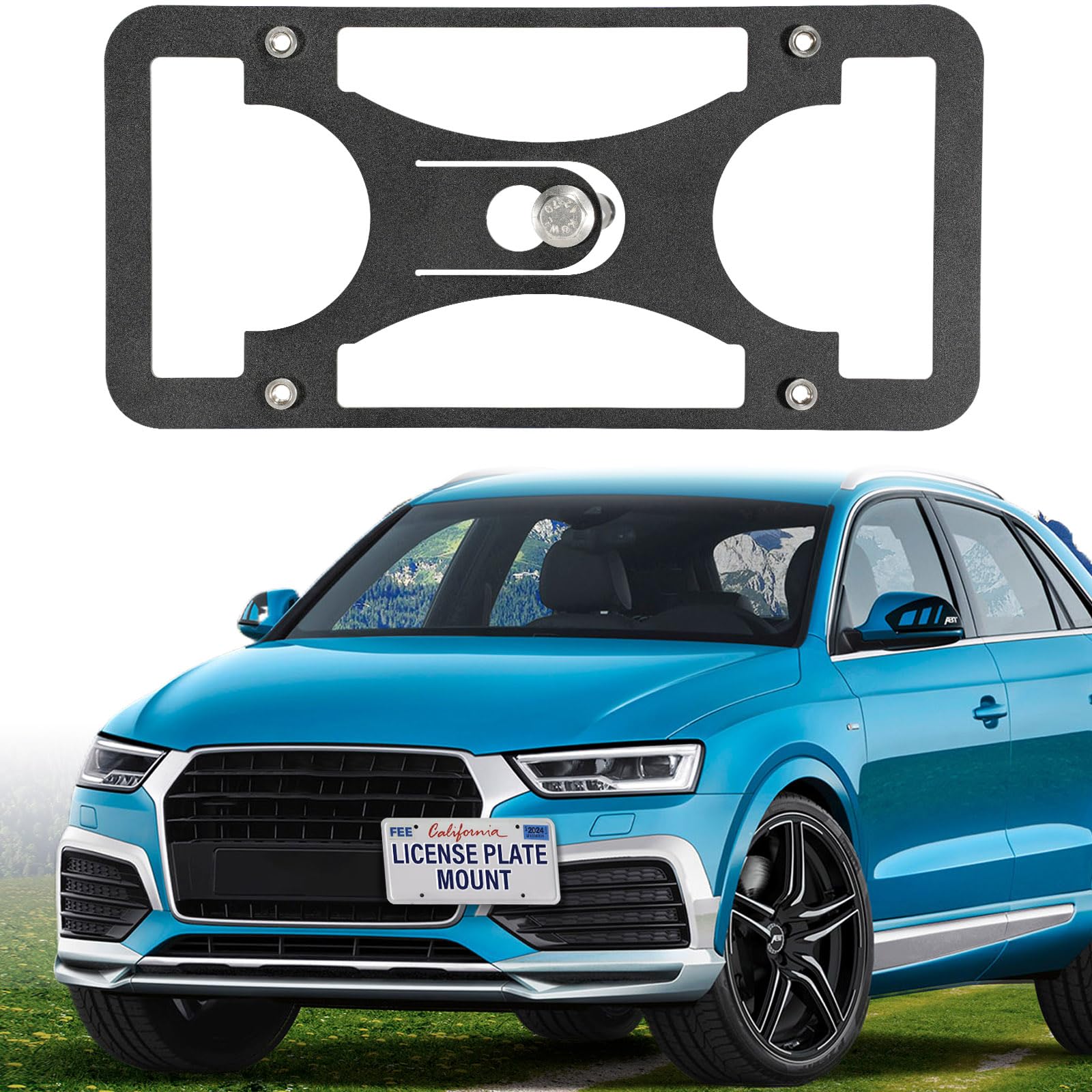 Kit de montaje de soporte de placa de -Negro