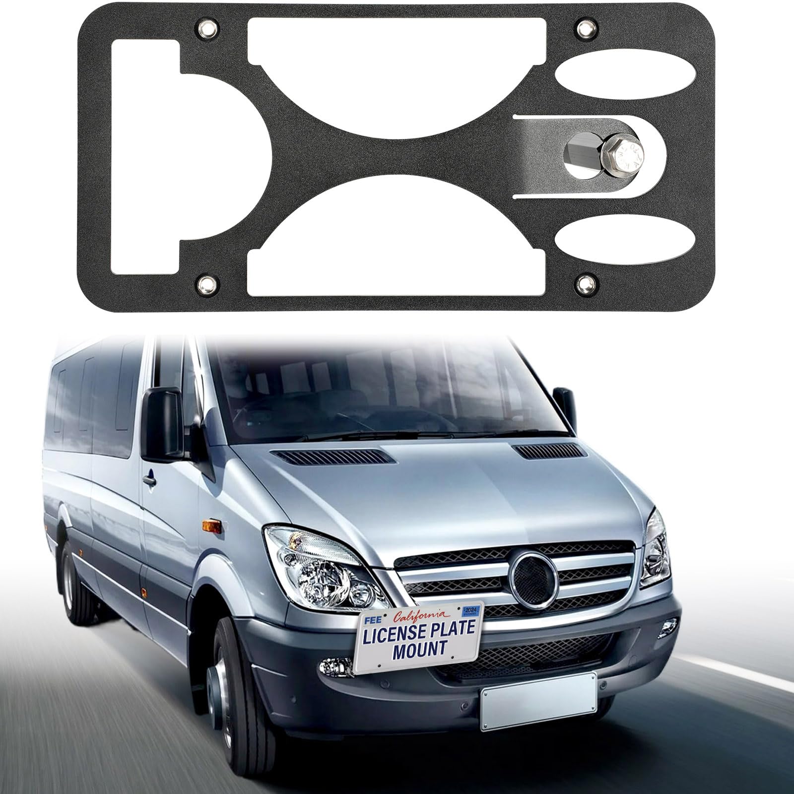 Kit de Soporte para Placa de Matrícula Delantera Sin