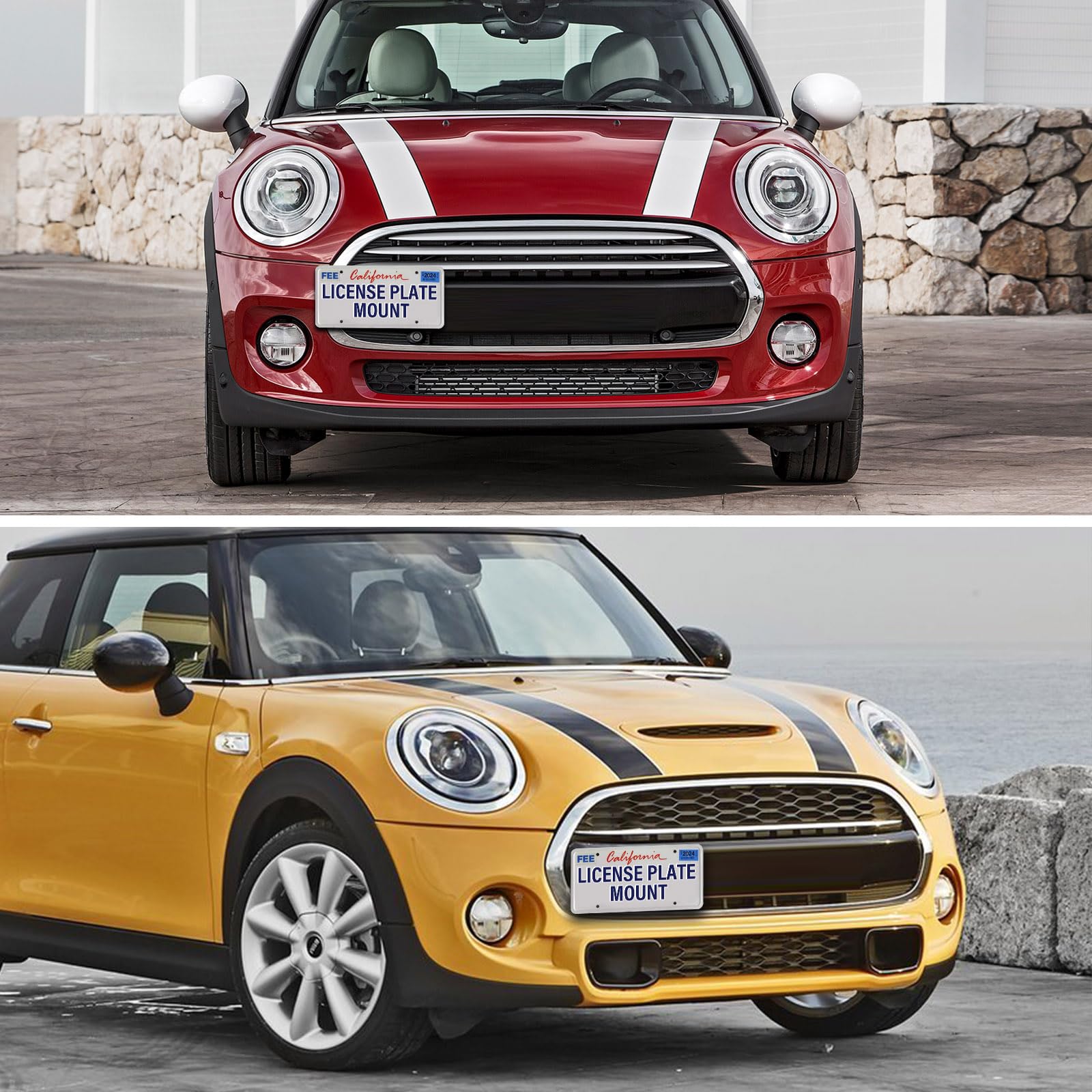 Soporte de montaje de placa de matrícula -Negro - Imagen 7