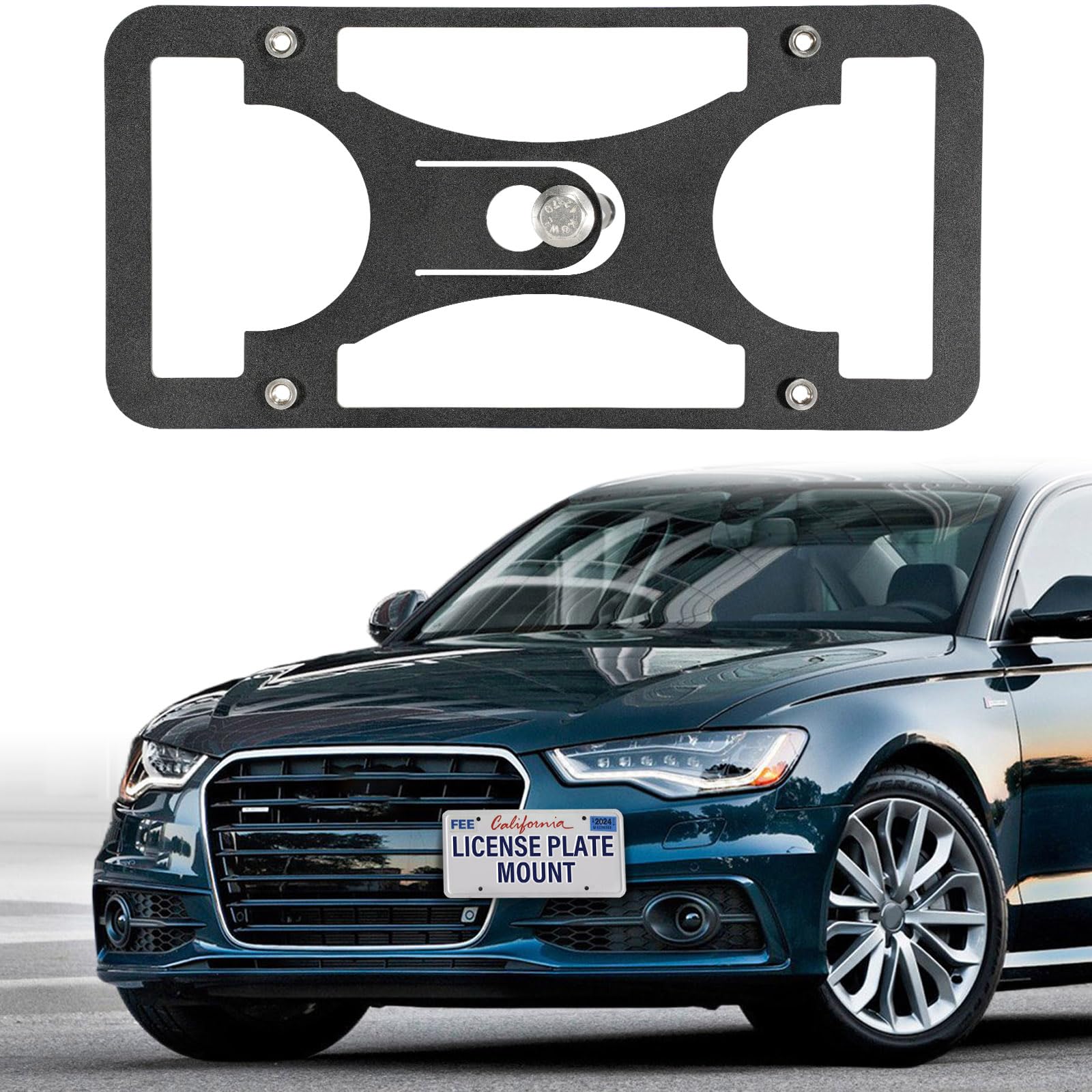 Kit de Montaje de Soporte de Placa de -Negro