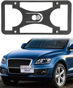 Soporte de montaje para placa de matrícula -Negro