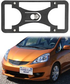 Soporte de Montaje para Placa de Matrícula -Negro