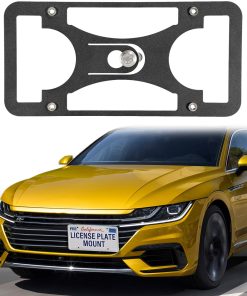 Soporte de montaje de placa de matrícula -Negro