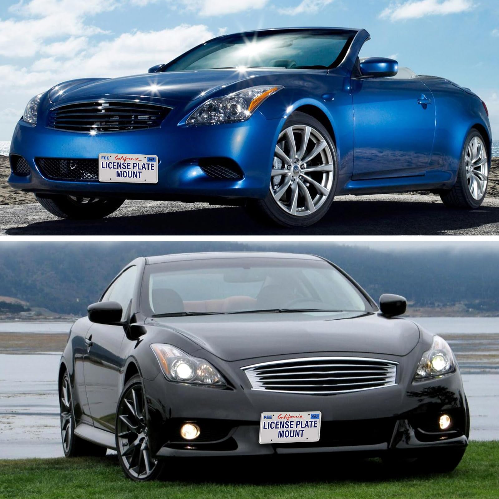 Soporte de Montaje de Placa de Matrícula -Negro - Imagen 7