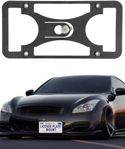 Soporte de Montaje de Placa de Matrícula -Negro