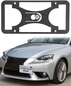 Soporte de Montaje de Placa de Licencia -Negro