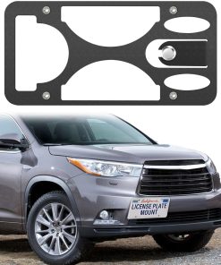 Soporte de Montaje de Placa de Matrícula -Negro