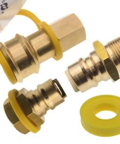 Conectores de Gas Hembra y Macho de 3/4" para Suministro de